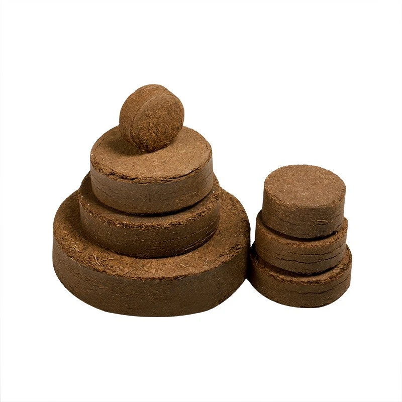 Expandable coco coir peat pellets for hydroponic and soil gardening